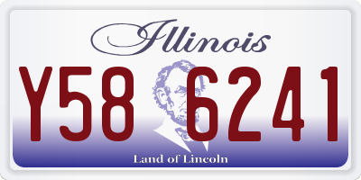 IL license plate Y586241