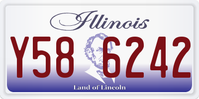 IL license plate Y586242