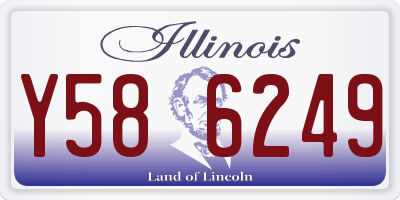 IL license plate Y586249