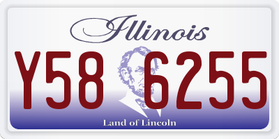 IL license plate Y586255