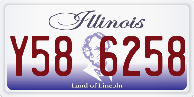 IL license plate Y586258