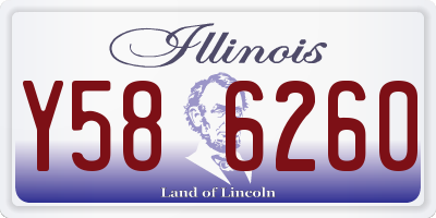 IL license plate Y586260