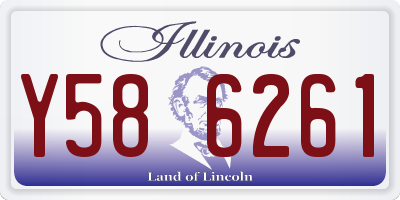 IL license plate Y586261