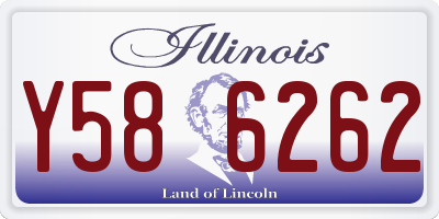 IL license plate Y586262
