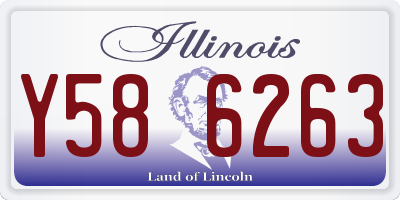 IL license plate Y586263