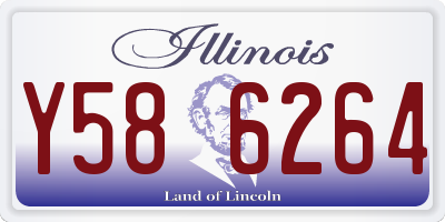 IL license plate Y586264