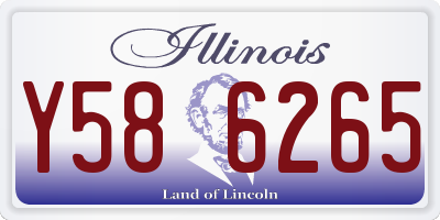 IL license plate Y586265