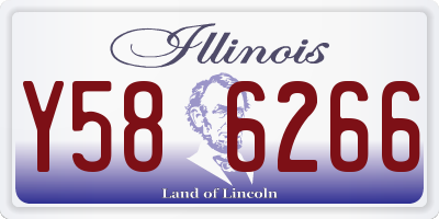 IL license plate Y586266
