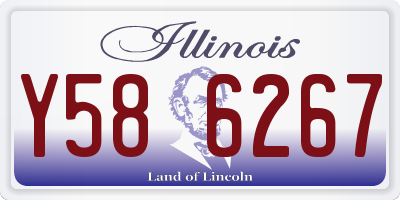 IL license plate Y586267