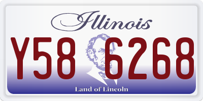 IL license plate Y586268