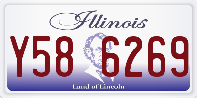 IL license plate Y586269