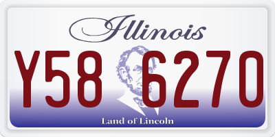 IL license plate Y586270