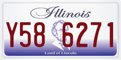 IL license plate Y586271