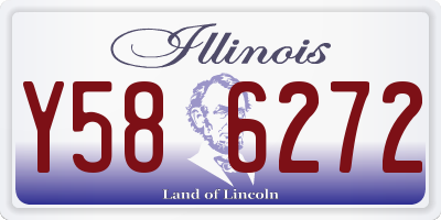 IL license plate Y586272