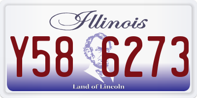 IL license plate Y586273