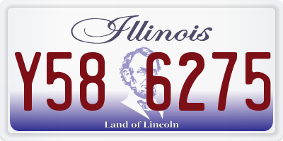 IL license plate Y586275