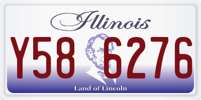 IL license plate Y586276