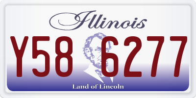IL license plate Y586277