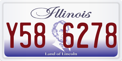 IL license plate Y586278