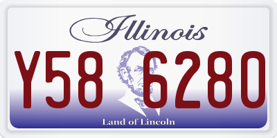 IL license plate Y586280