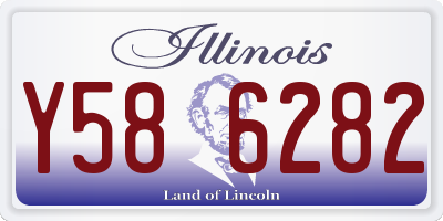IL license plate Y586282
