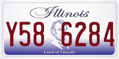 IL license plate Y586284