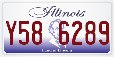 IL license plate Y586289