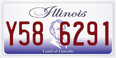 IL license plate Y586291