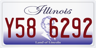 IL license plate Y586292