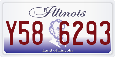 IL license plate Y586293