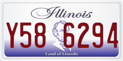 IL license plate Y586294
