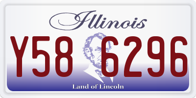 IL license plate Y586296