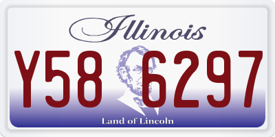 IL license plate Y586297