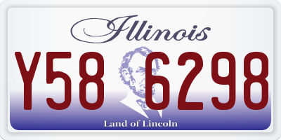 IL license plate Y586298