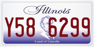 IL license plate Y586299
