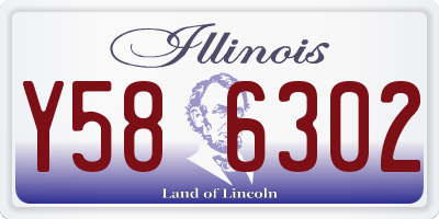 IL license plate Y586302