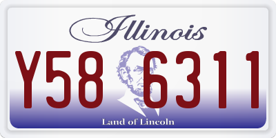 IL license plate Y586311
