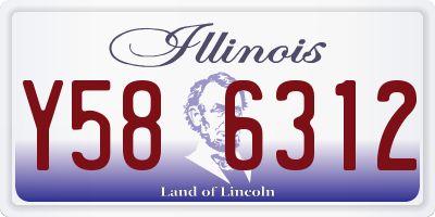 IL license plate Y586312