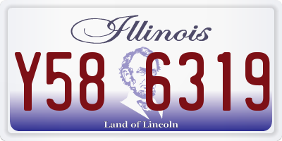 IL license plate Y586319