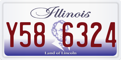 IL license plate Y586324
