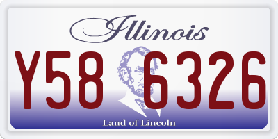 IL license plate Y586326