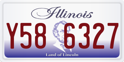 IL license plate Y586327