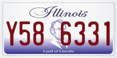 IL license plate Y586331