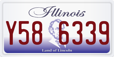 IL license plate Y586339