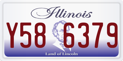 IL license plate Y586379