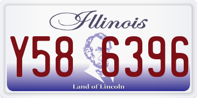 IL license plate Y586396