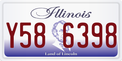 IL license plate Y586398