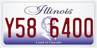 IL license plate Y586400