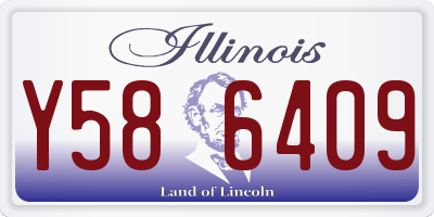 IL license plate Y586409