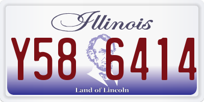 IL license plate Y586414